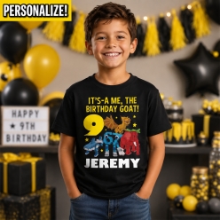 Roblox Steal A Brainrot Personalized Black T-shirt